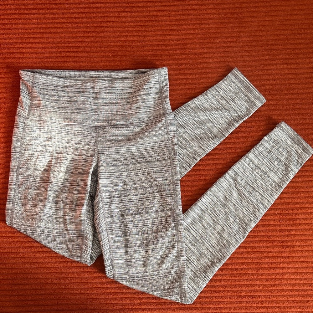 Athleta light gray yoga leggings XS